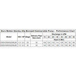 Load image into Gallery viewer, Performance Chart of 2Hp Borewell Submersible Pump
